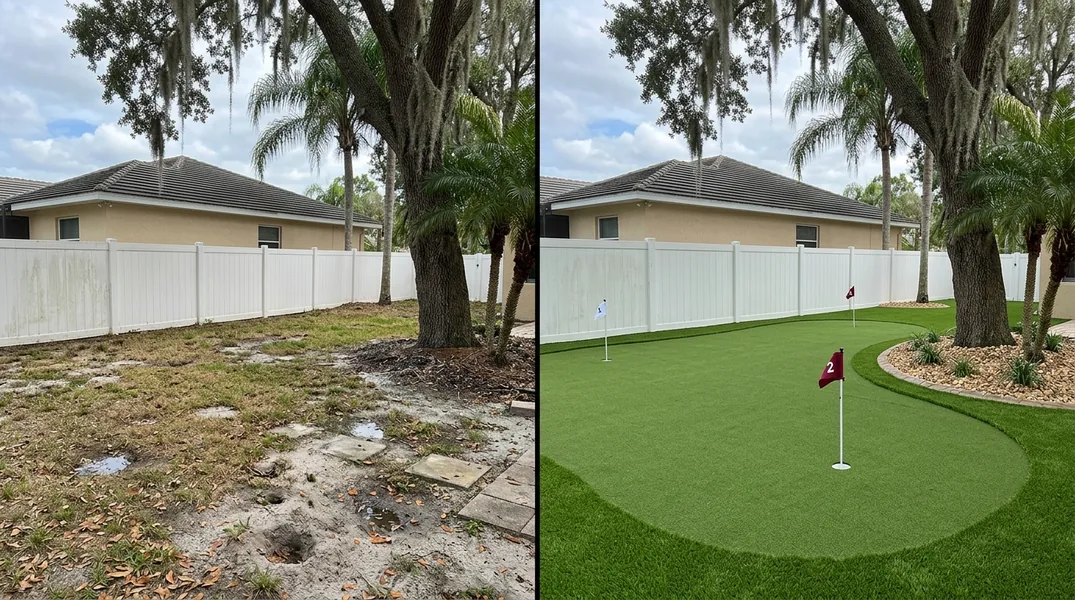 Tampa Artificial Grass Cost Guide 2026: Backyards, Pet Turf and Putting Greens