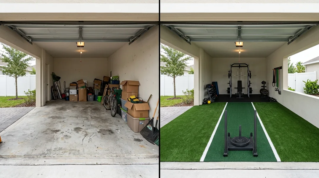 Result artificial grass installation in Tampa - Tampa Turf Installation