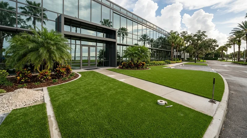 Commercial Artificial Grass Installation Tampa
